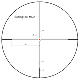 Vector Optics Forester 1-8x24 SFP mira telescópica 