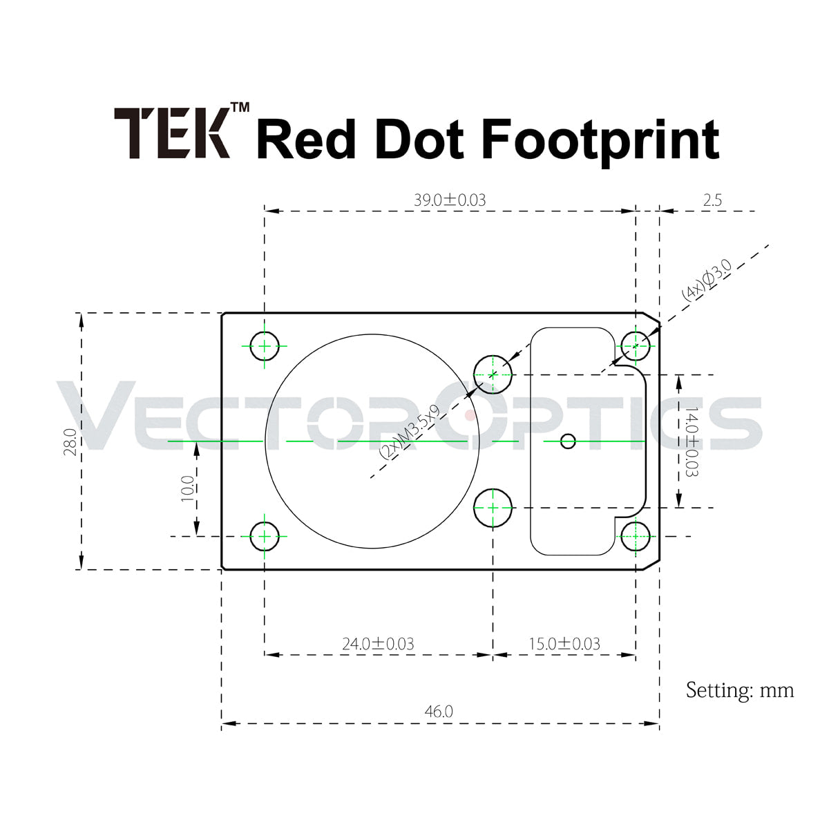 Vector Optics Frenzy 1x17x24 mira red dot 