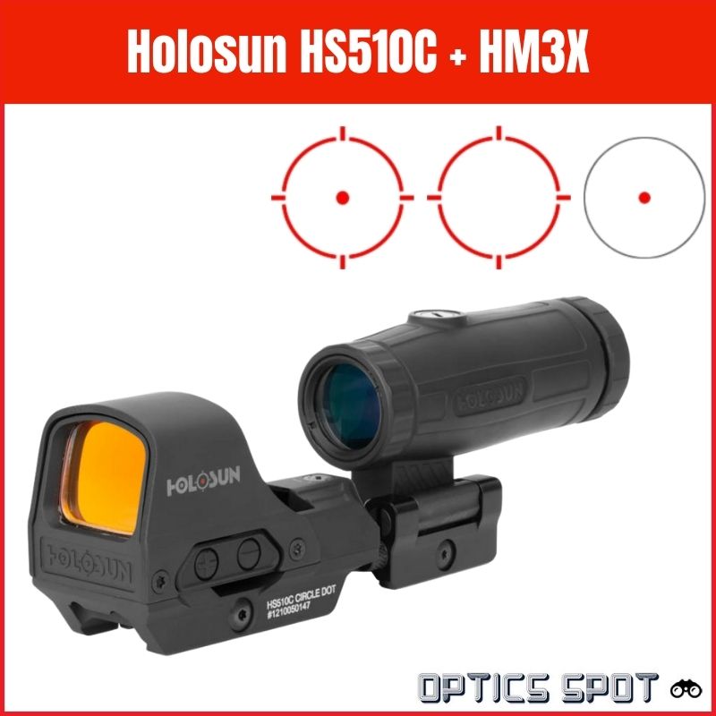 Holosun 510C + amplificador HM3X 