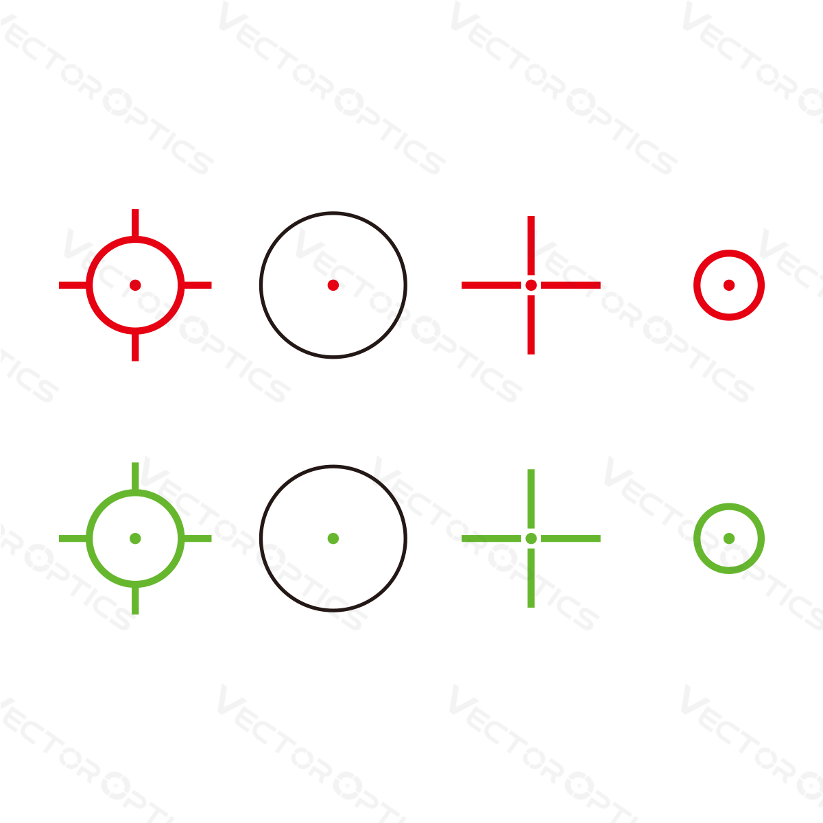 Vector Optics Omega 23x33 Mira Reflex de Quatro Retículos mira red dot 