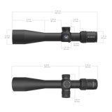 Vector Optics Veyron 6-24x44IR SFP compacto mira telescópica 